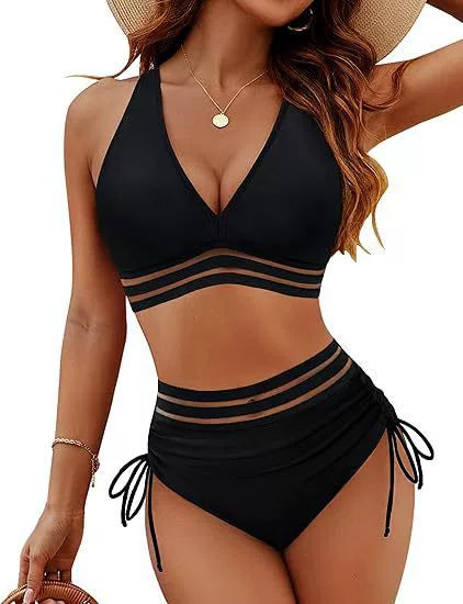 Flattering High-Waisted Bikini Set