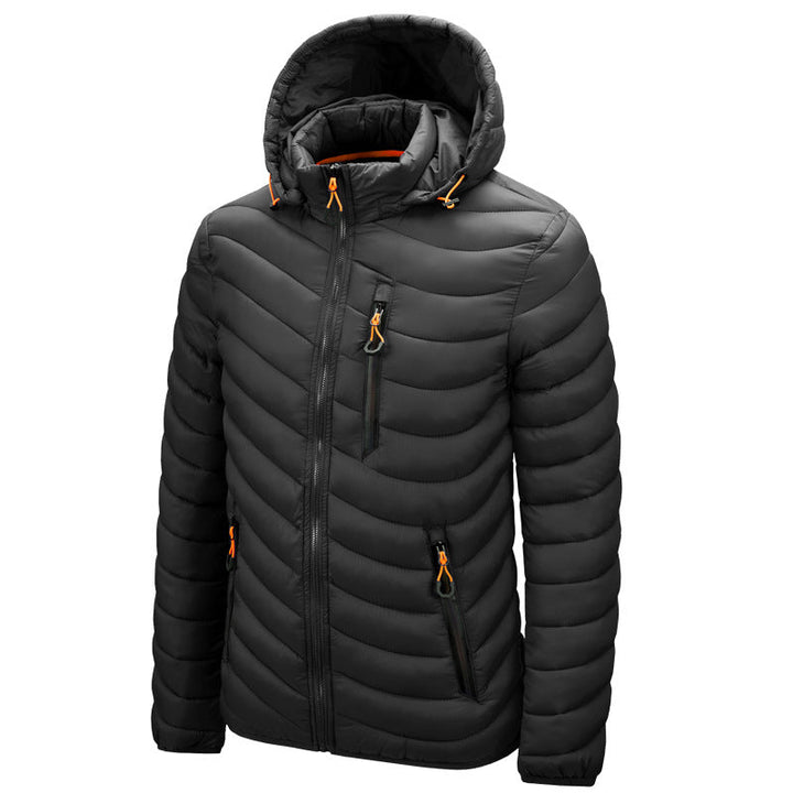Puffy, Lightweight Men's Jacket with Hood - Sverre
