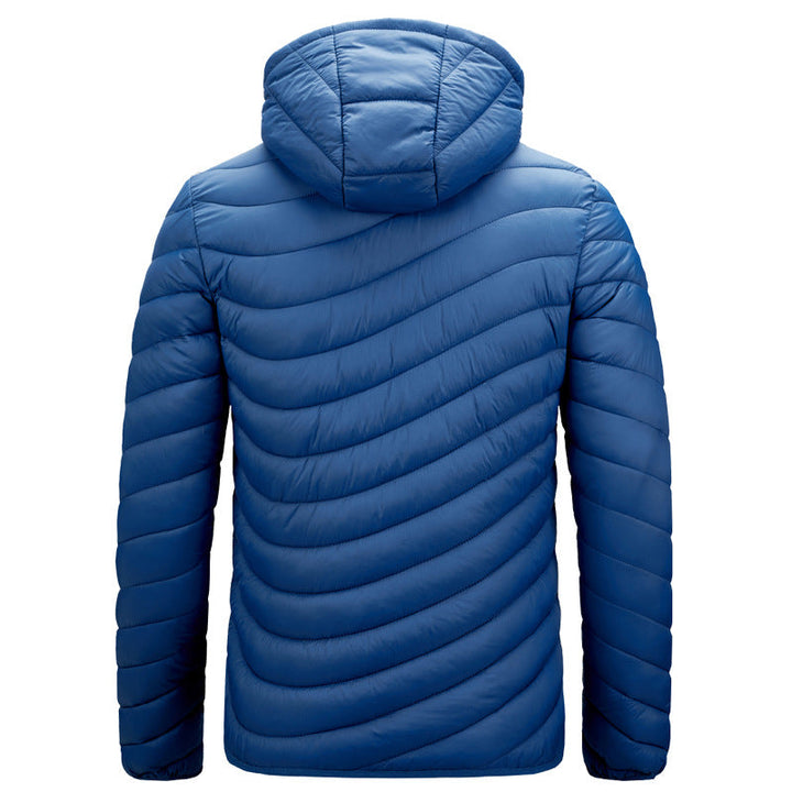 Puffy, Lightweight Men's Jacket with Hood - Sverre