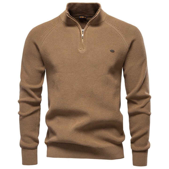 Witold | Luxury Men's Sweater with Half-Zip