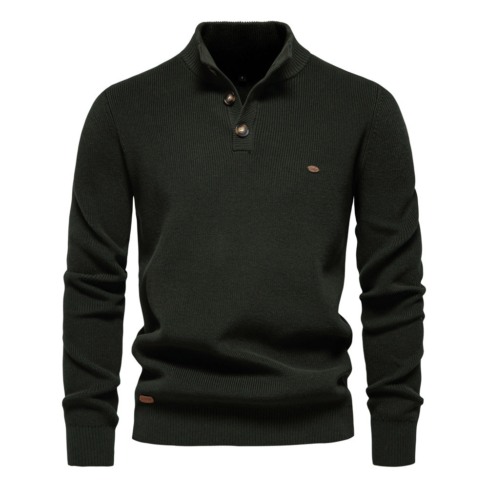Witold | Elegant Men's Sweater with Button