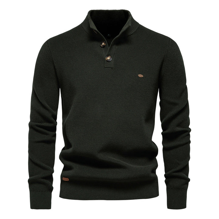 Witold | Elegant Men's Sweater with Button