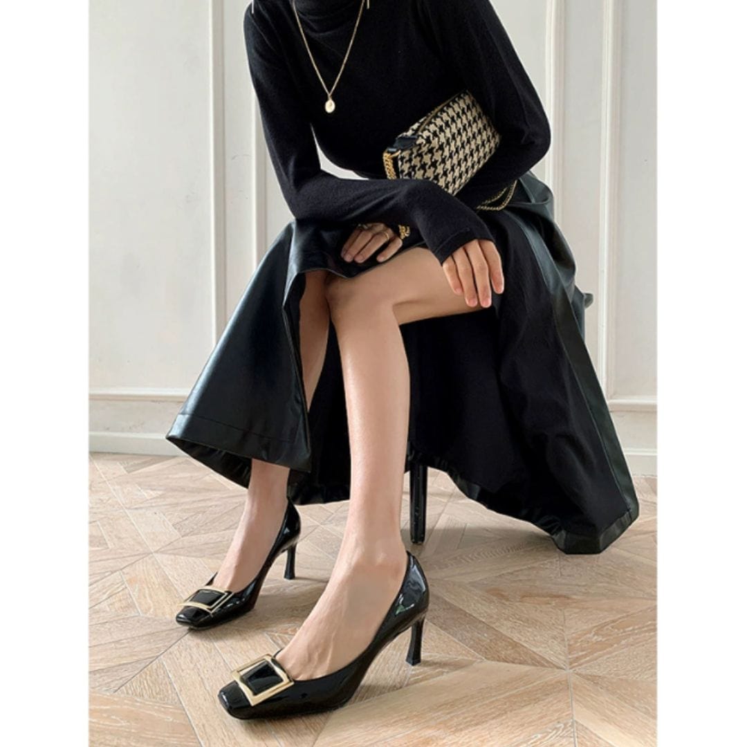 Vivia | Elegant Midnight Heels