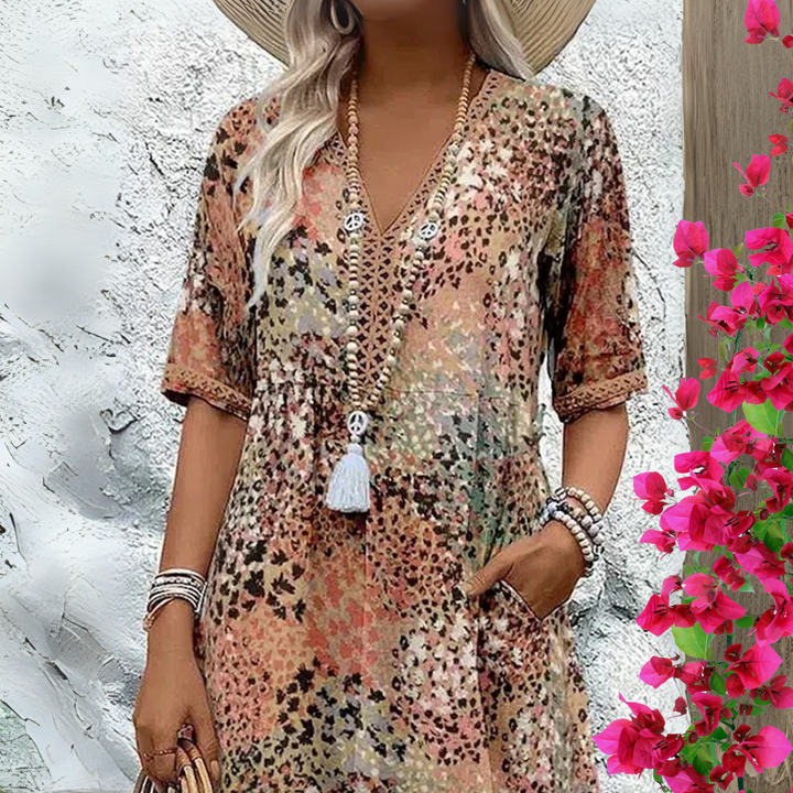 Vera | Flattering Bohemian Dress