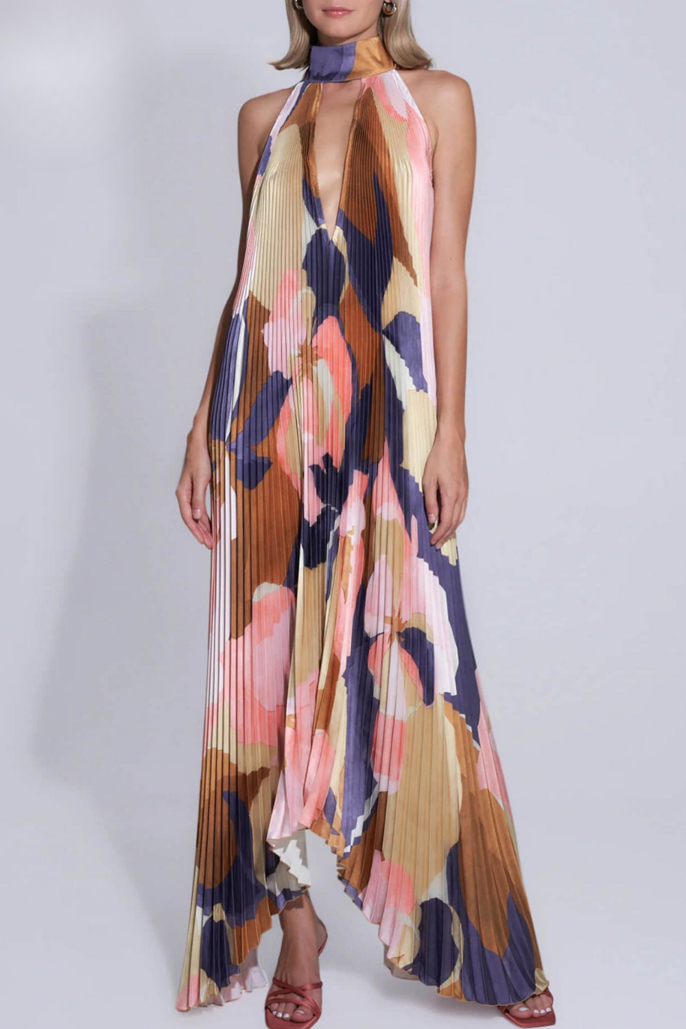 Kiera | Halterneck Midi Dress
