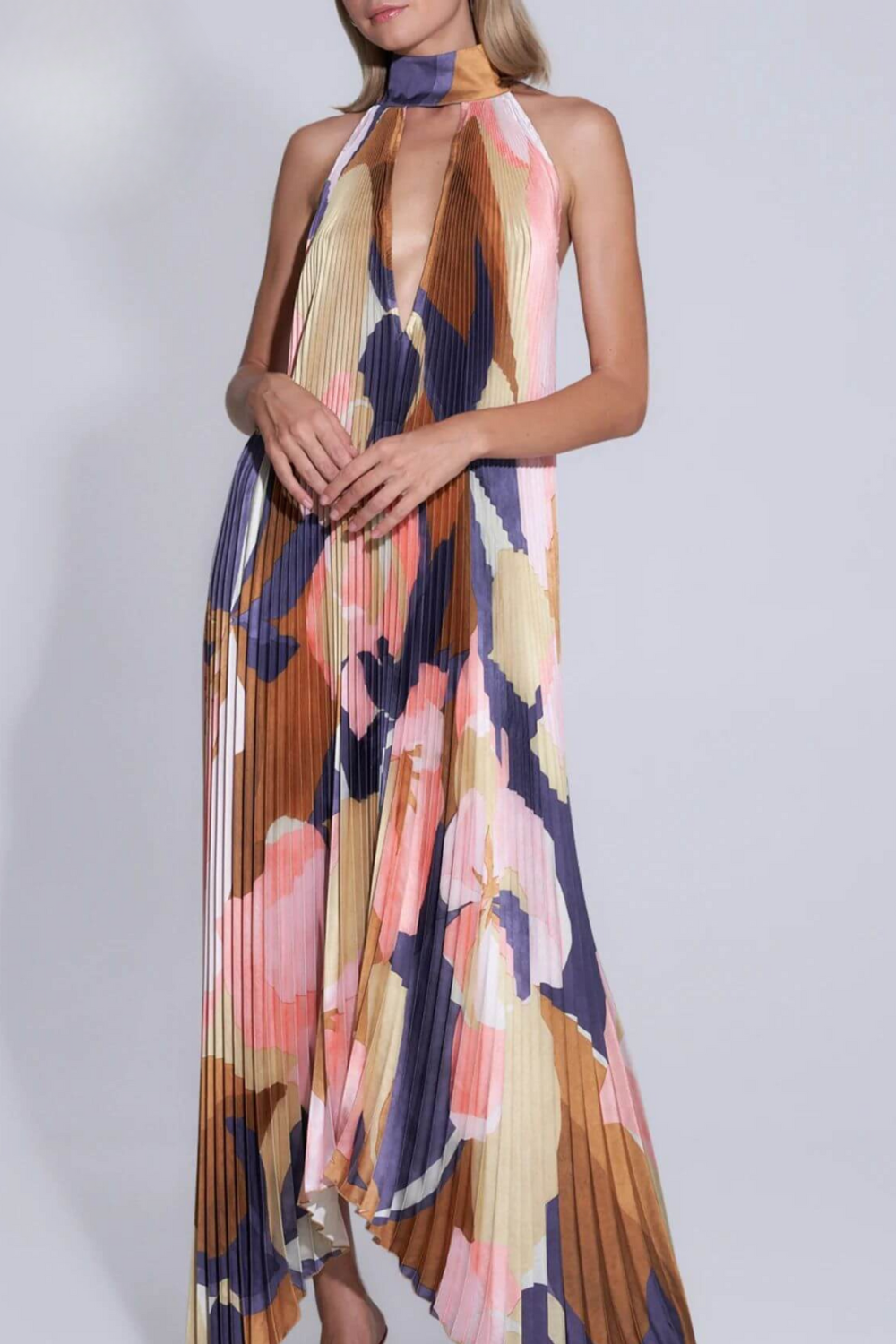 Kiera | Halterneck Midi Dress