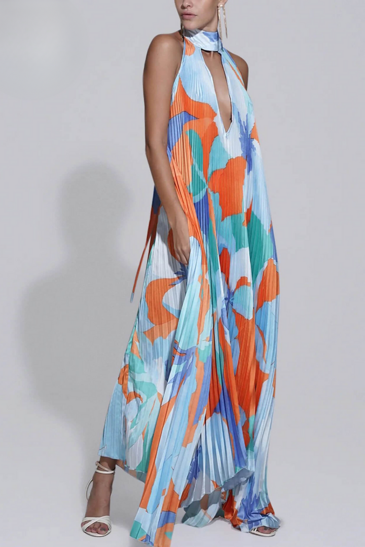 Kiera | Halterneck Midi Dress