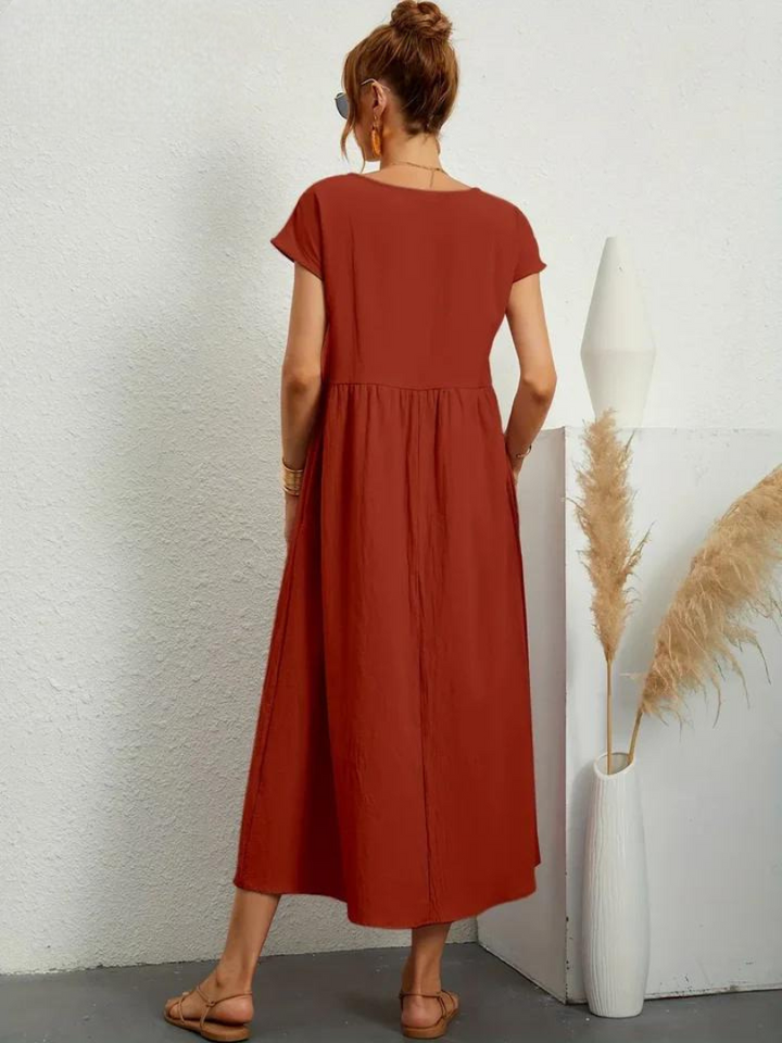 Charlene | Effortless Linen Dress