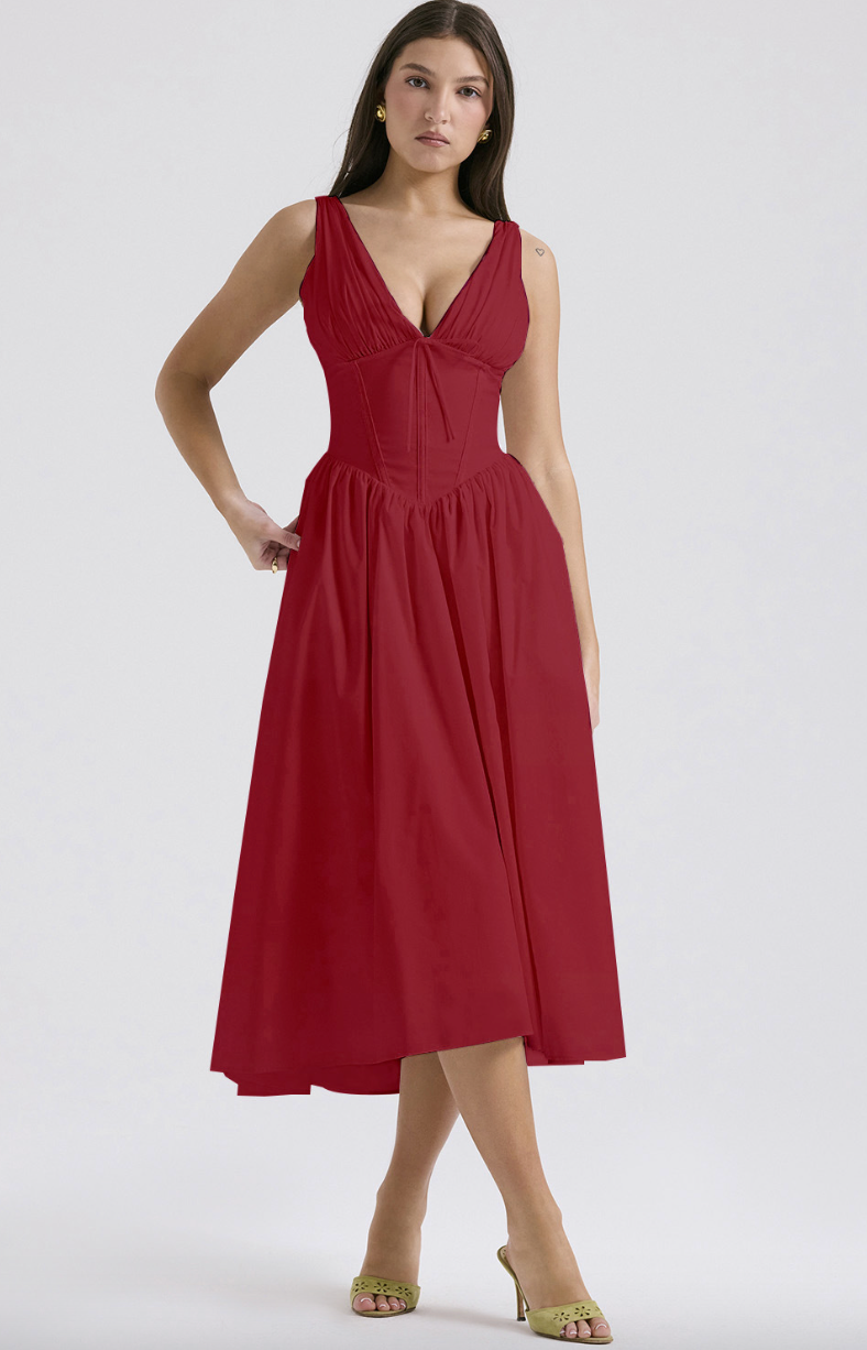Isolde | Graceful Satin Dress
