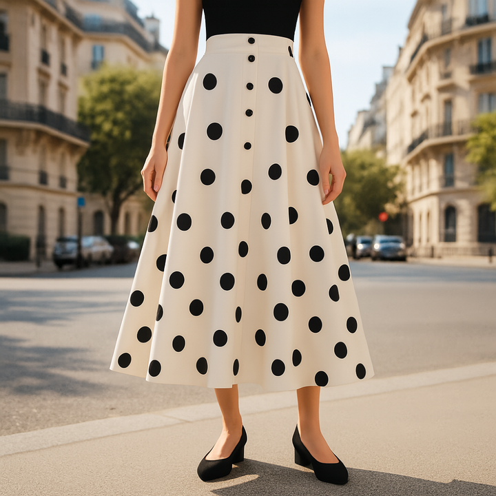 Monet Polka Dot Skirt