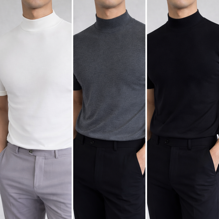 ALTO Men's Mock Neck T-Shirt