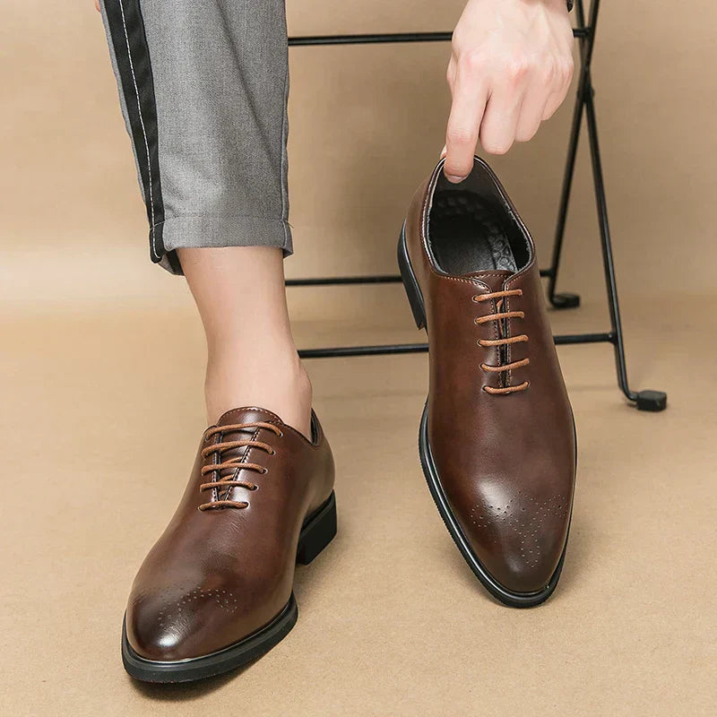 ELIAS™ | Classic Men's Leather Shoes by Eliza©
