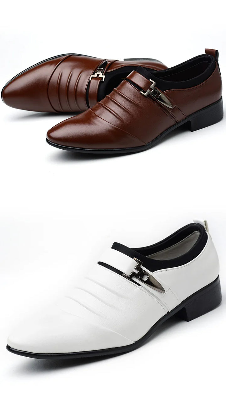 JULIAN™ | Luxury Men's Oxford Shoes Made of Cotton and Leather - Eliza©