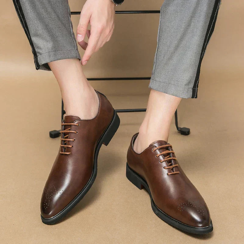 ELIAS™ | Classic Men's Leather Shoes by Eliza©