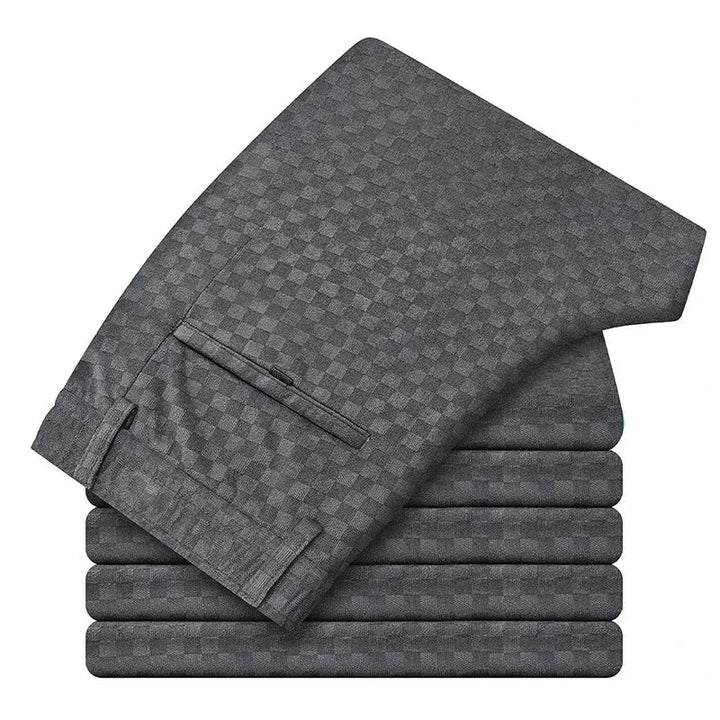 Checkered Corduroy Pants