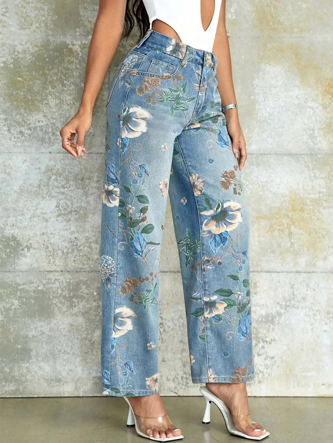 Alice Floral Jeans