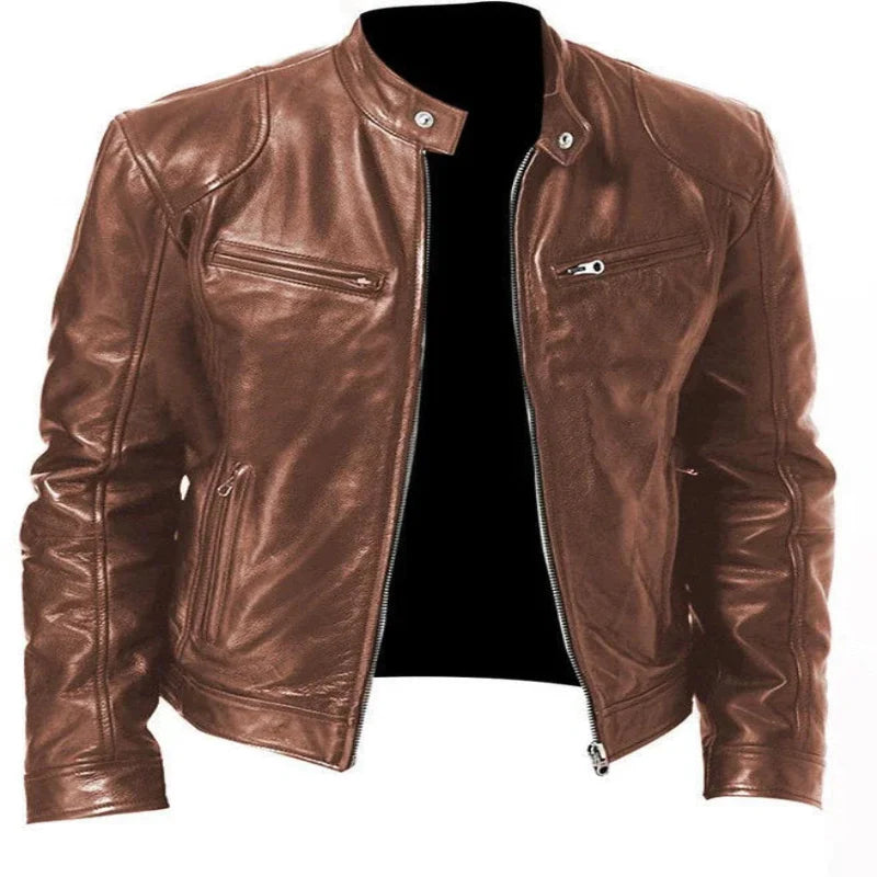 Grzegorz™ | Men's Business Jacket Made of PU Leather