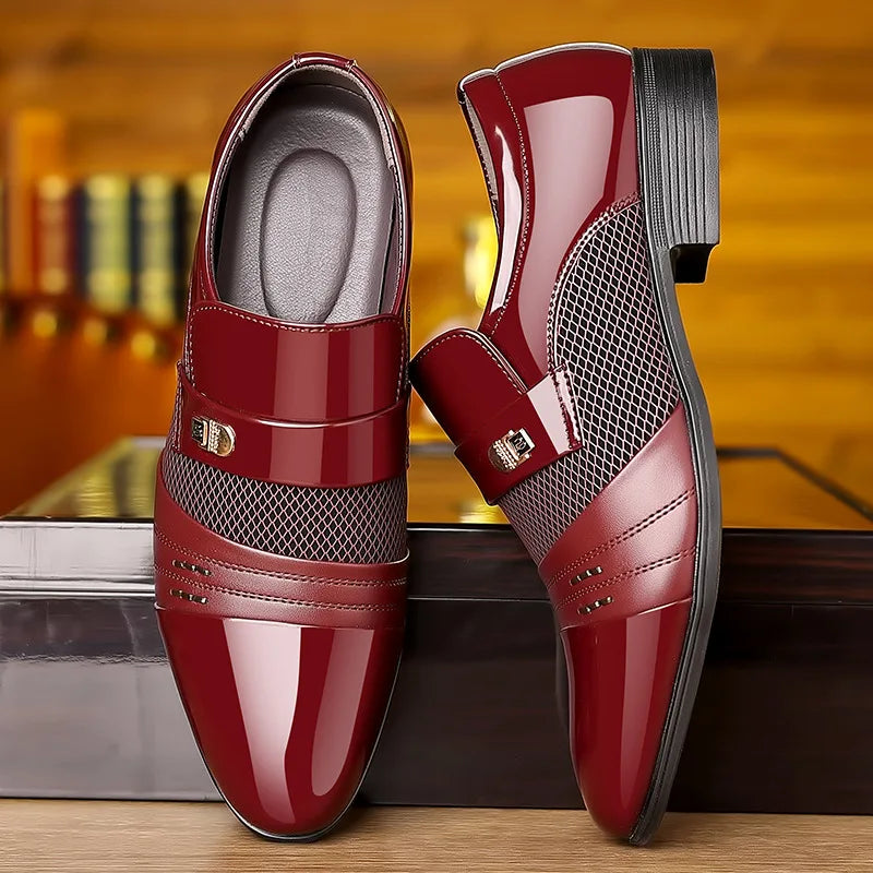 MILO™ | Men's Leather Sneakers with Thick Sole - Eliza©