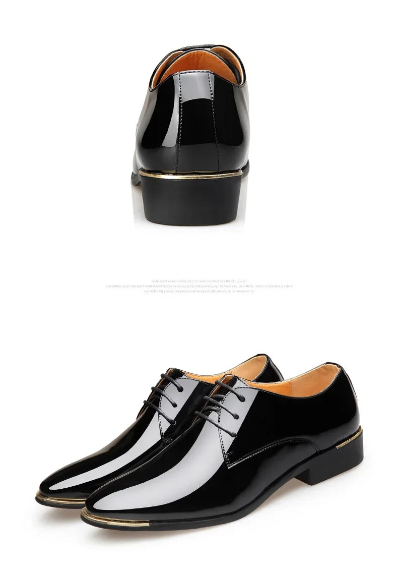 HENRY™ | Men’s Patent Leather Slippers in British Style - Eliza©