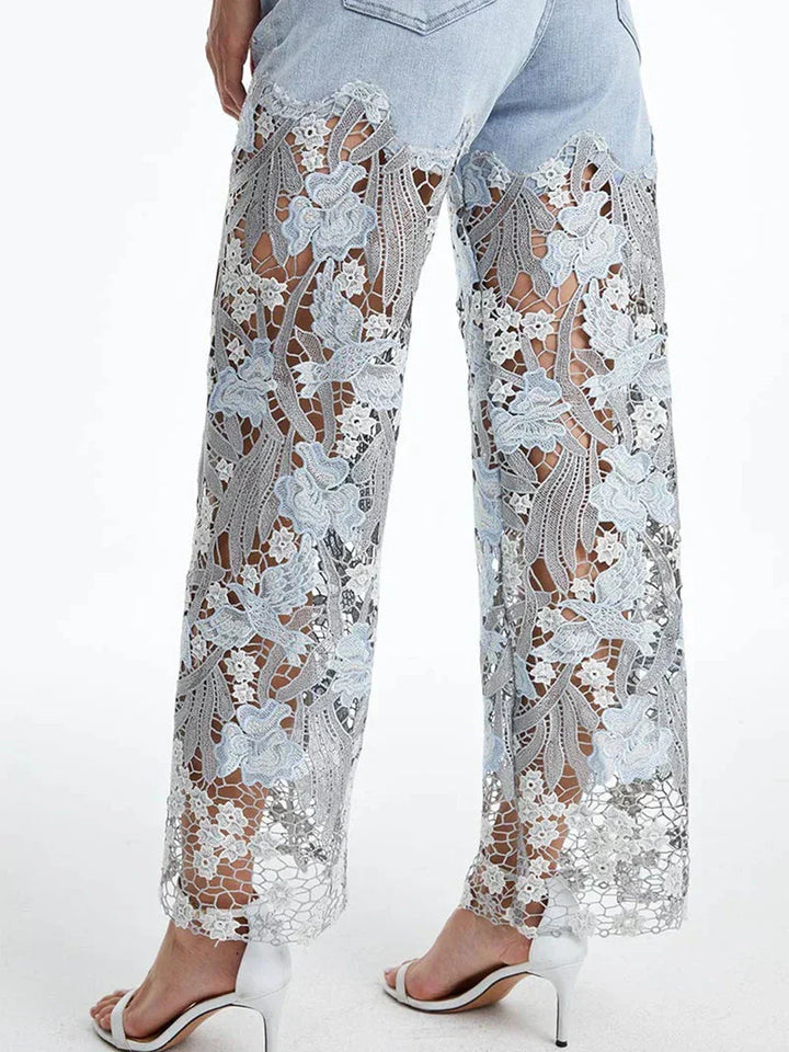 Cambria Embroidery Jeans