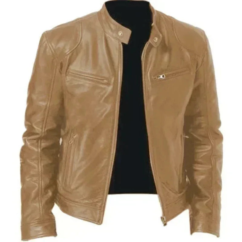Grzegorz™ | Men's Business Jacket Made of PU Leather