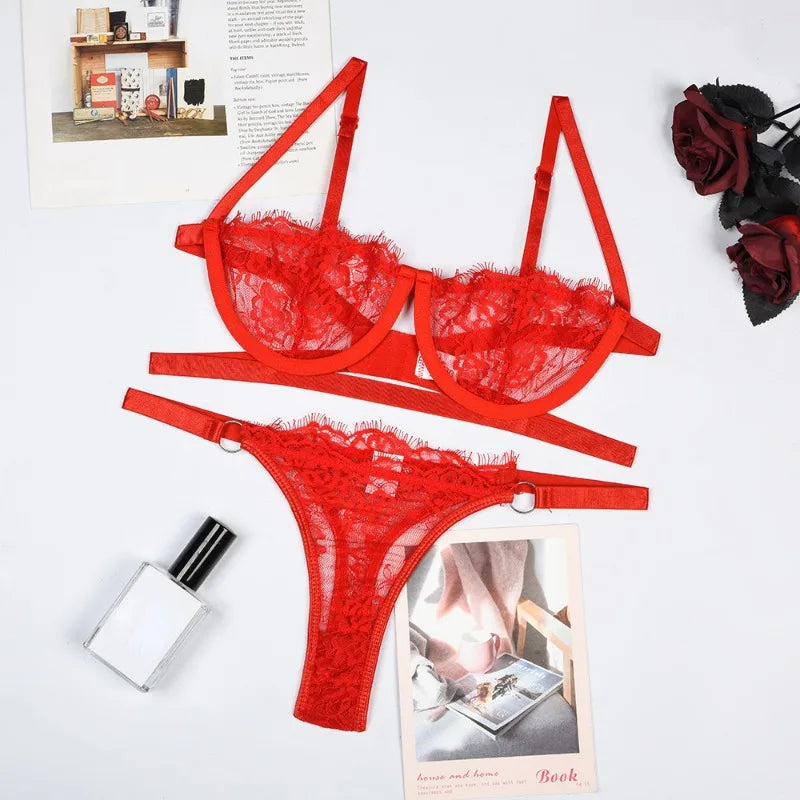 Sexy Lingerie Women's Lace Transparent Underwear