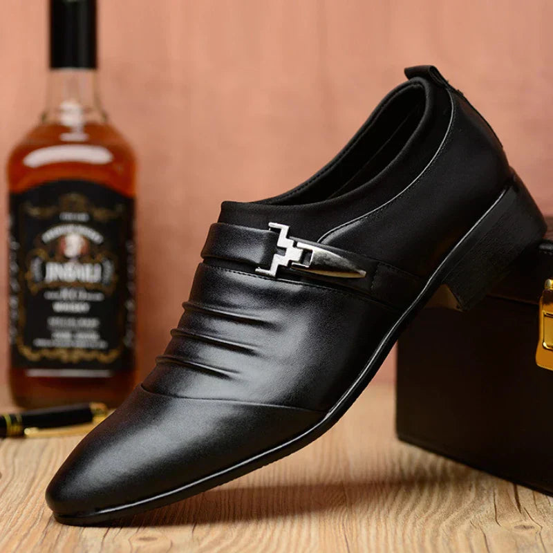 JULIAN™ | Luxury Men's Oxford Shoes Made of Cotton and Leather - Eliza©