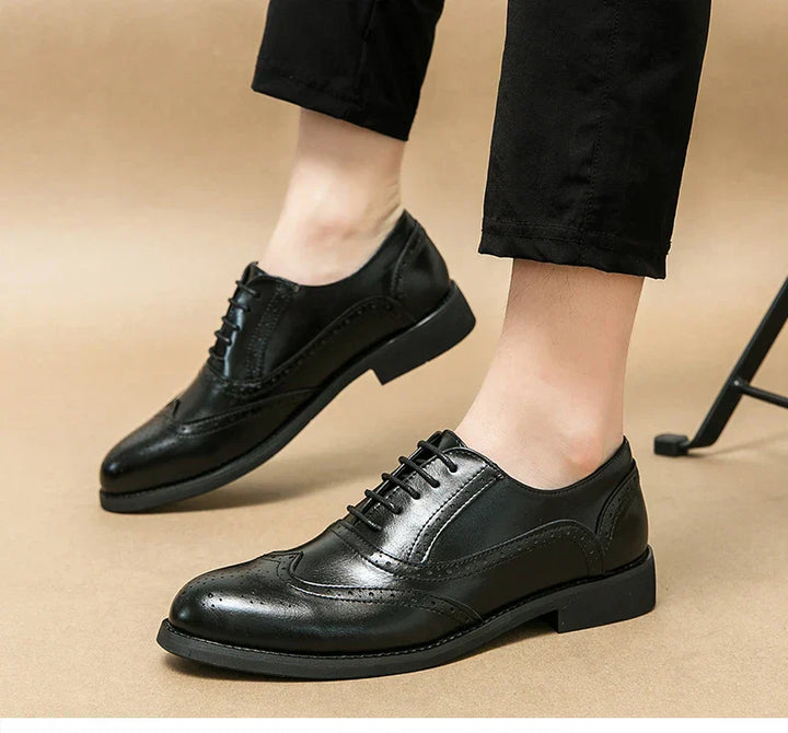 MARIO™ | Classic Italian Oxford Shoes with Monk Strap - Eliza©
