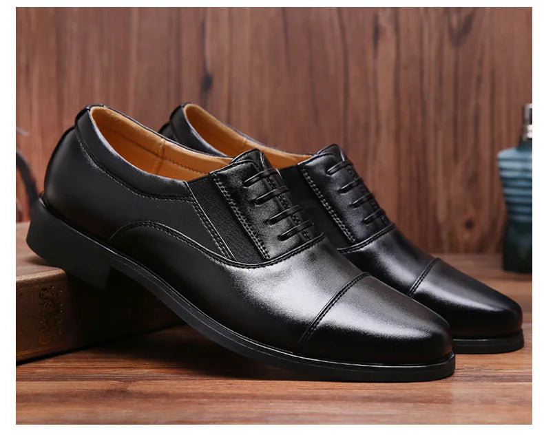 ENZO™ | Elegant Men's Leather Shoes by Eliza©
