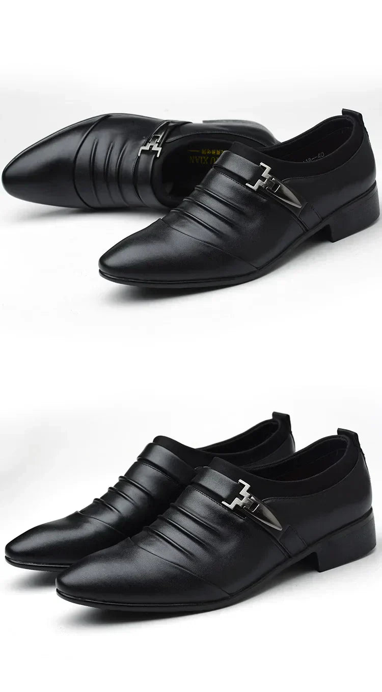 JULIAN™ | Luxury Men's Oxford Shoes Made of Cotton and Leather - Eliza©