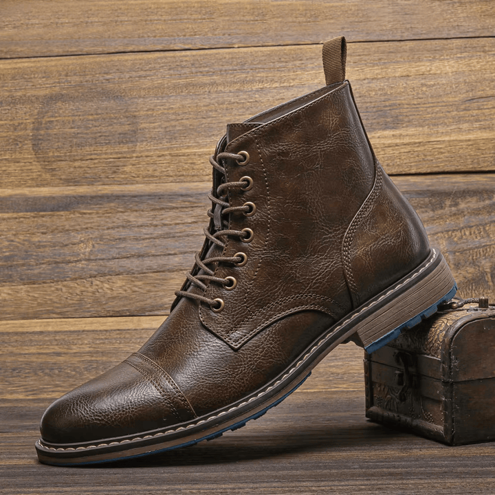 Eliza© Conor | Stylish Leather Ankle Boots
