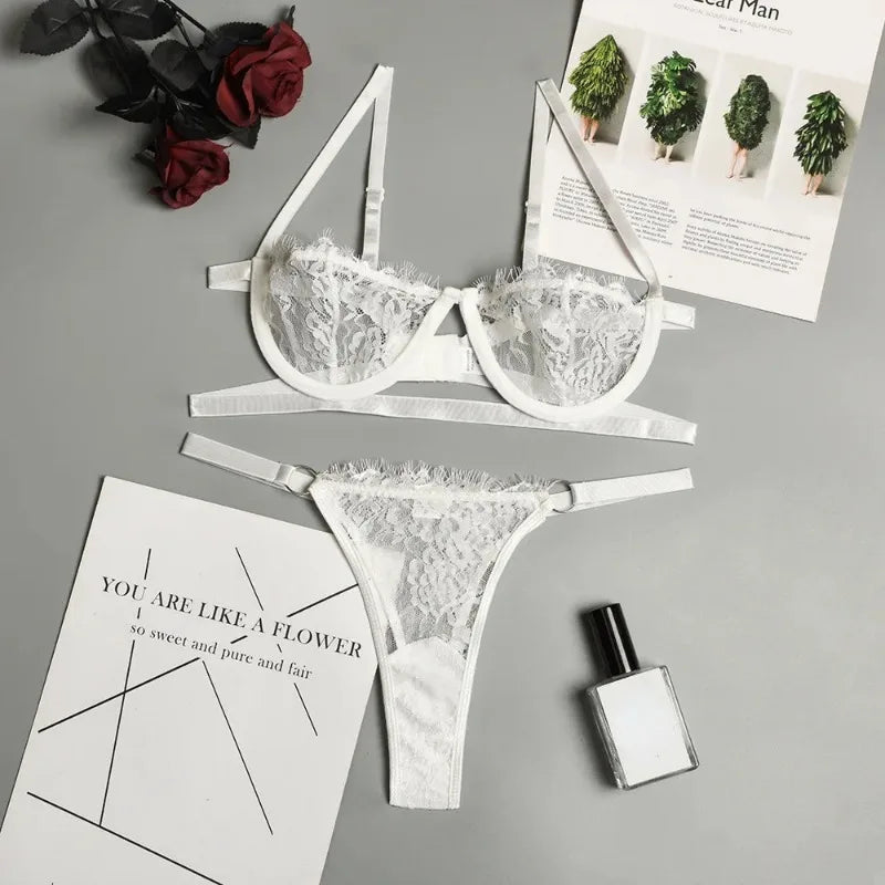 Sexy Lingerie Women's Lace Transparent Underwear