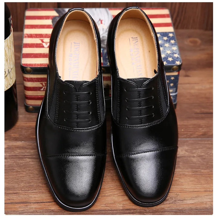 ENZO™ | Elegant Men's Leather Shoes by Eliza©