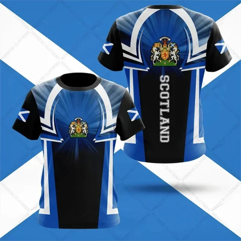 Scotland Rugby Style Fan Jersey