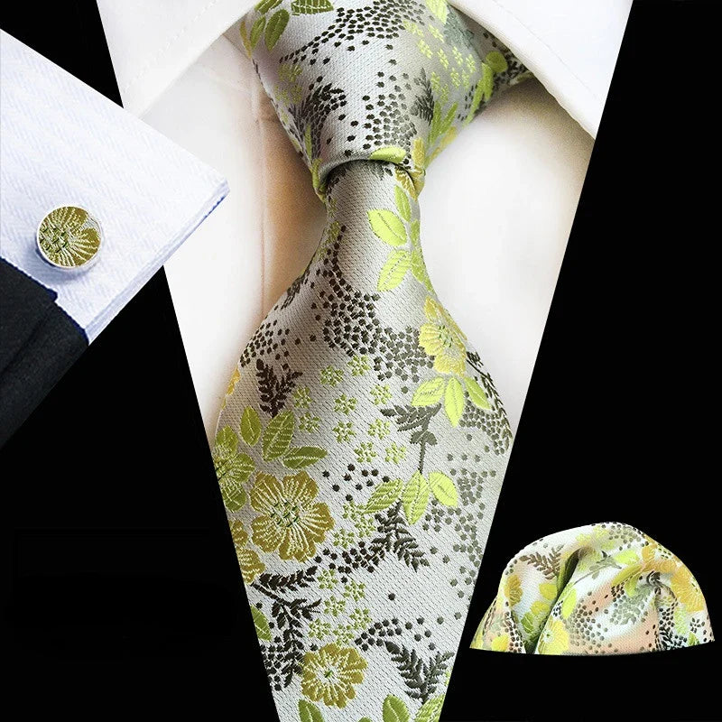 Floral Elegance – 3-Piece Tie Set