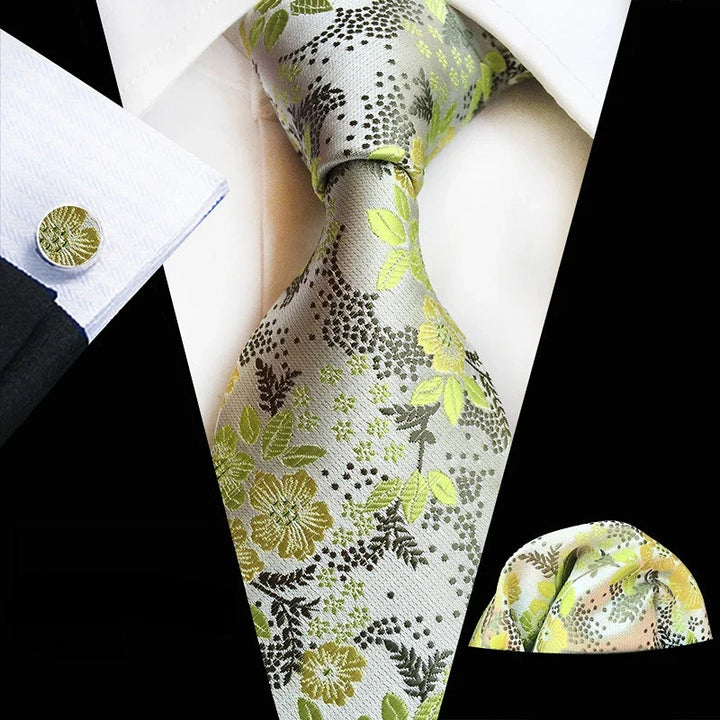 Floral Elegance – 3-Piece Tie Set