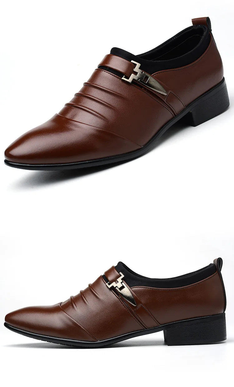 JULIAN™ | Luxury Men's Oxford Shoes Made of Cotton and Leather - Eliza©