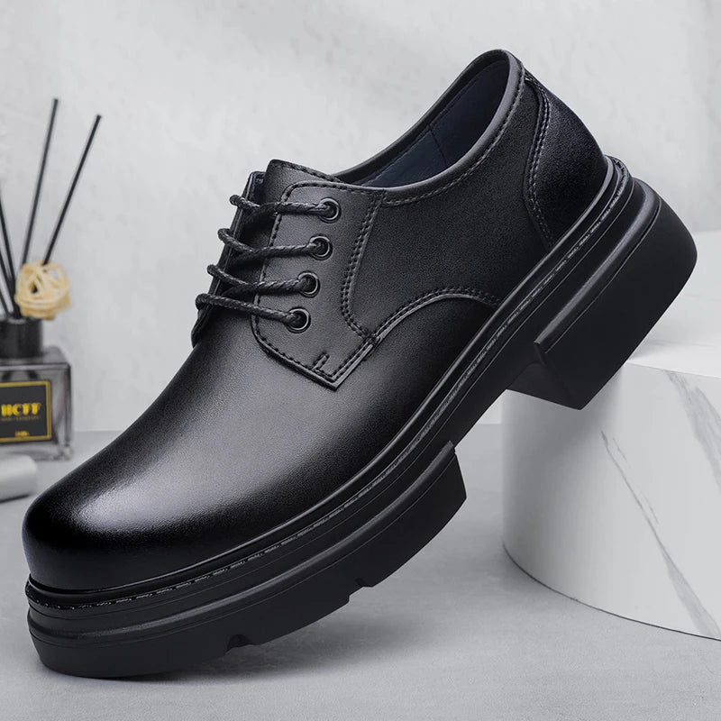 MASON™ | Luxury Leather Platform Shoes - Eliza©
