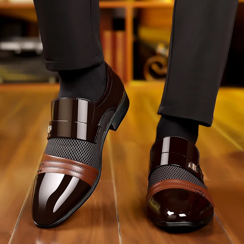 MILO™ | Men's Leather Sneakers with Thick Sole - Eliza©