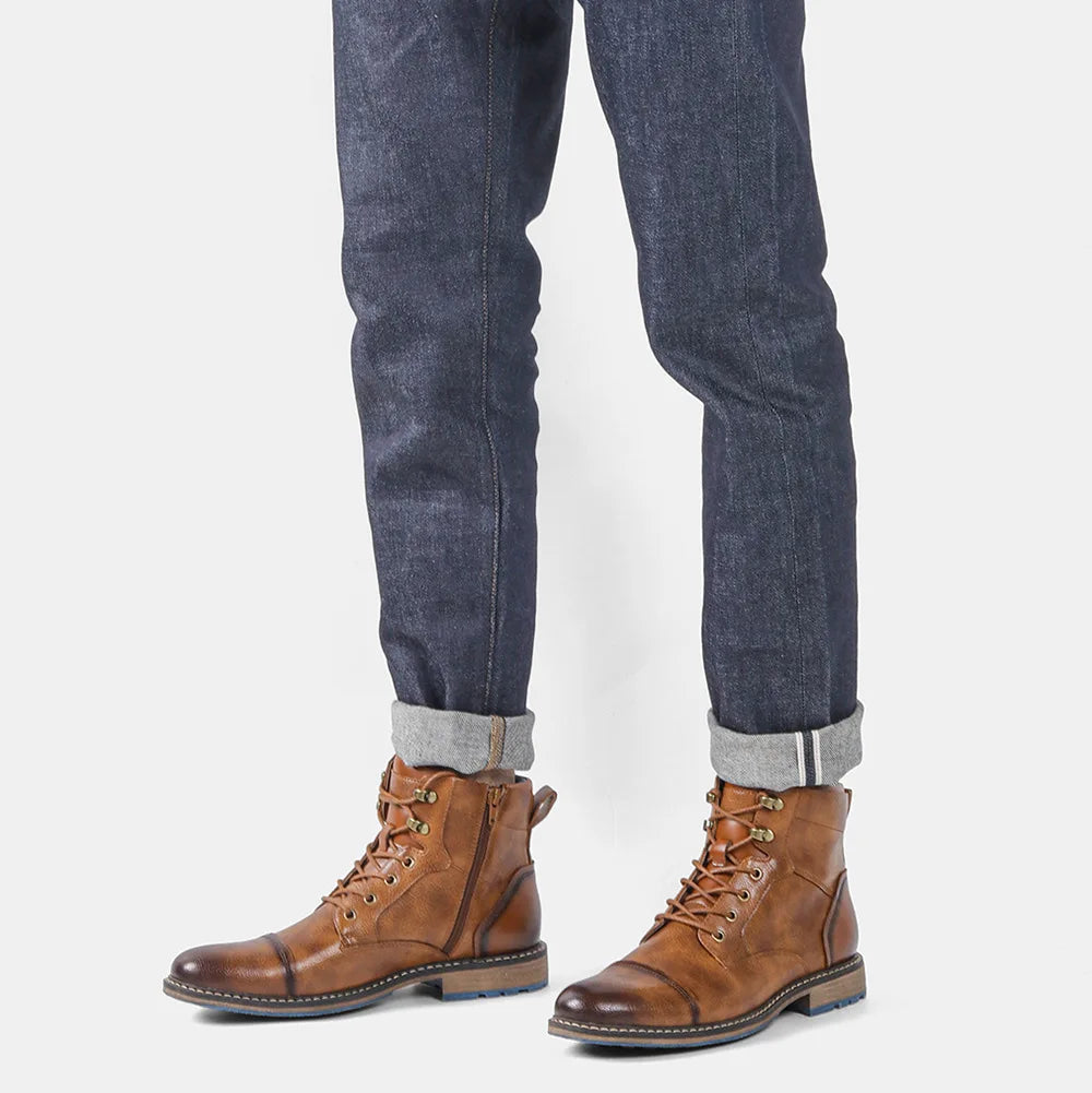 VIGGO™ | Modern, Durable Leather Men's Shoes by Eliza©