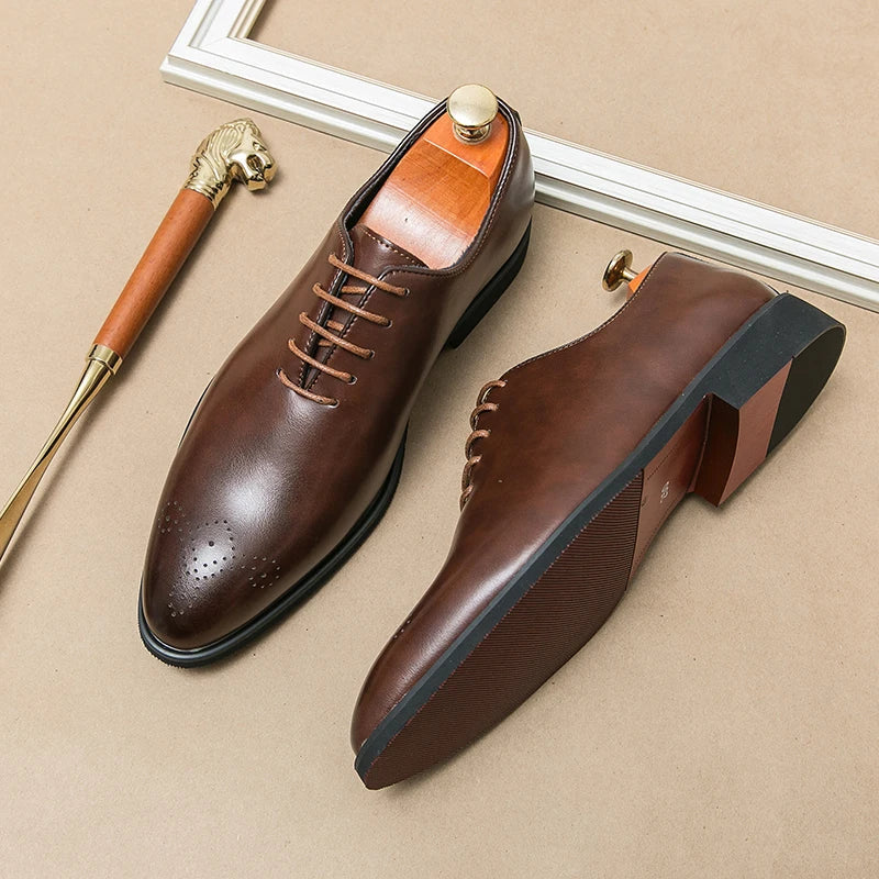 ELIAS™ | Classic Men's Leather Shoes by Eliza©
