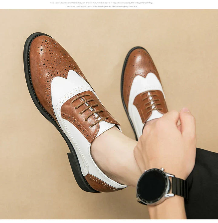 MARIO™ | Classic Italian Oxford Shoes with Monk Strap - Eliza©