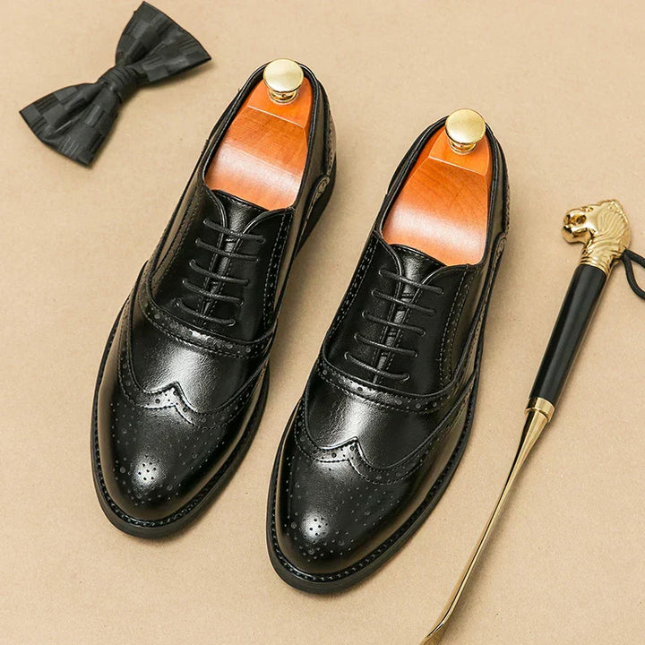 MARIO™ | Classic Italian Oxford Shoes with Monk Strap - Eliza©