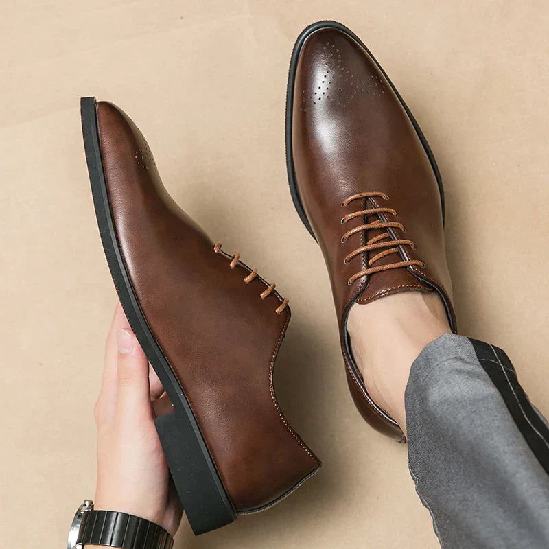 ELIAS™ | Classic Men's Leather Shoes by Eliza©