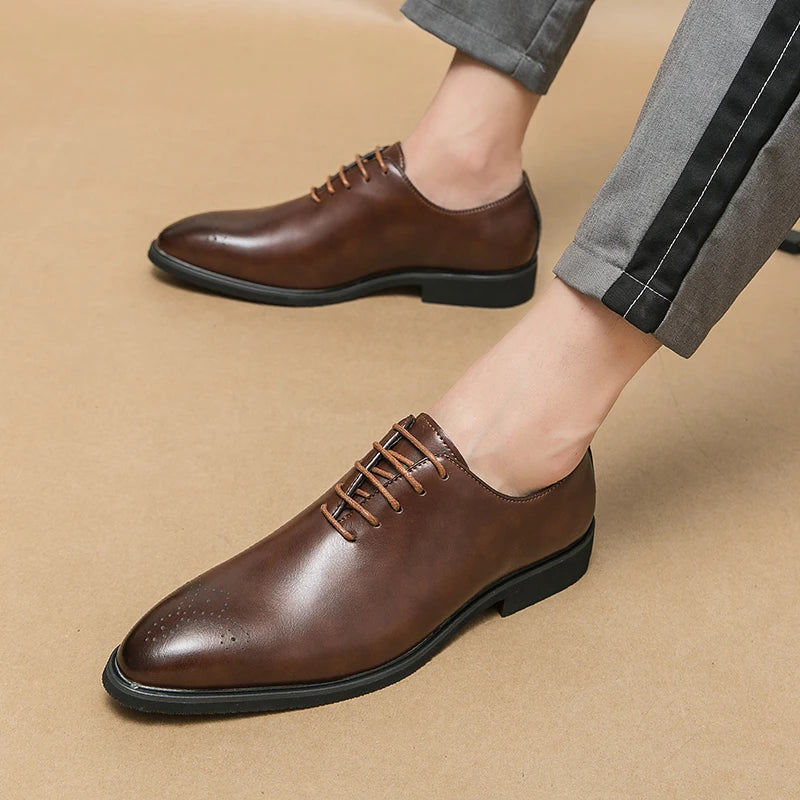 ELIAS™ | Classic Men's Leather Shoes by Eliza©