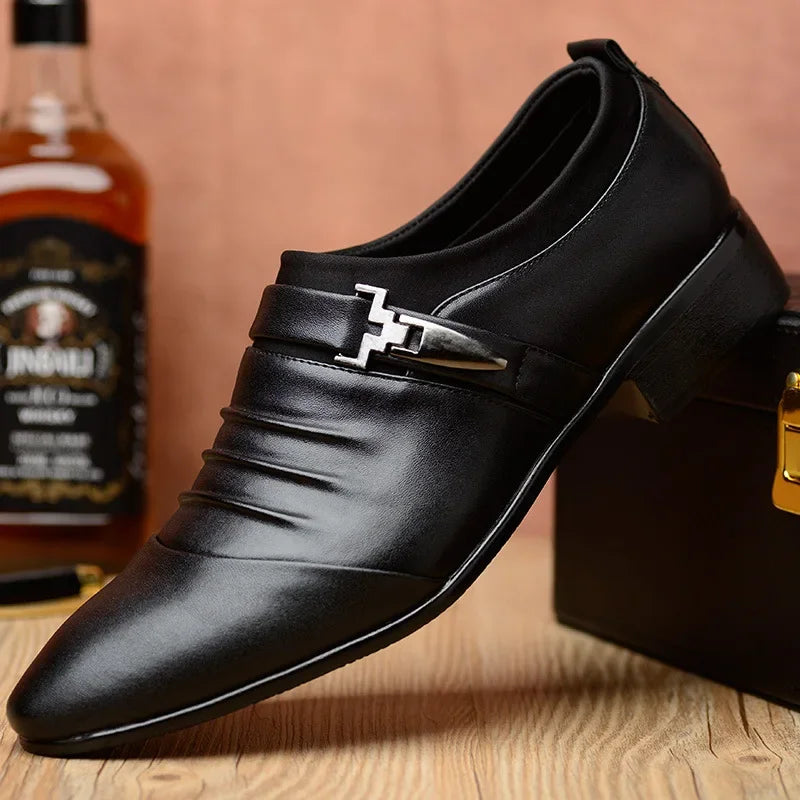 JULIAN™ | Luxury Men's Oxford Shoes Made of Cotton and Leather - Eliza©