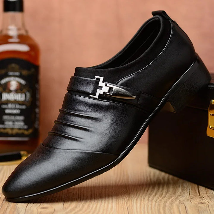 JULIAN™ | Luxury Men's Oxford Shoes Made of Cotton and Leather - Eliza©