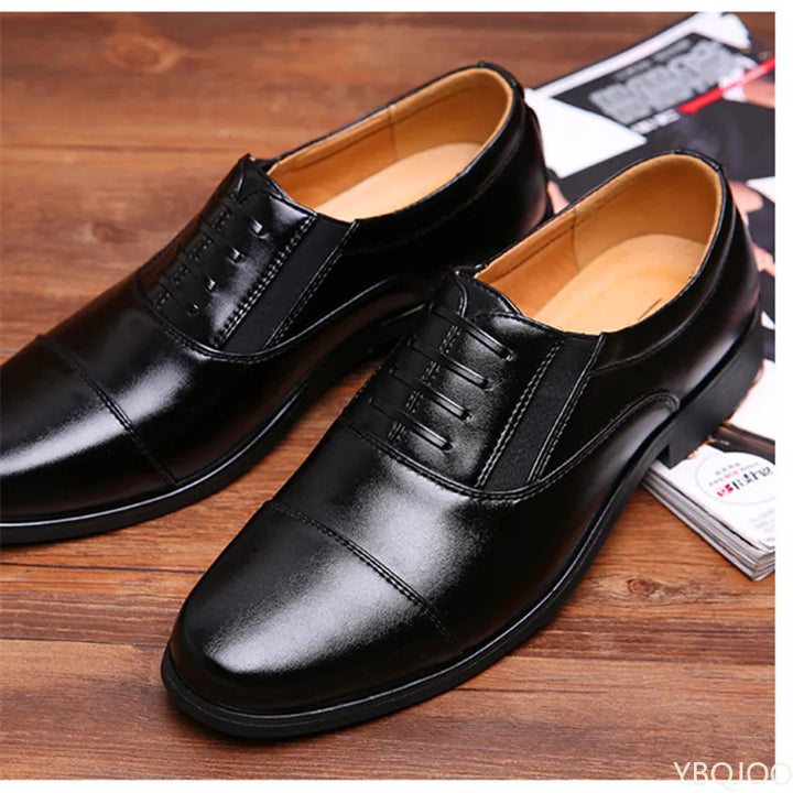 ENZO™ | Elegant Men's Leather Shoes by Eliza©