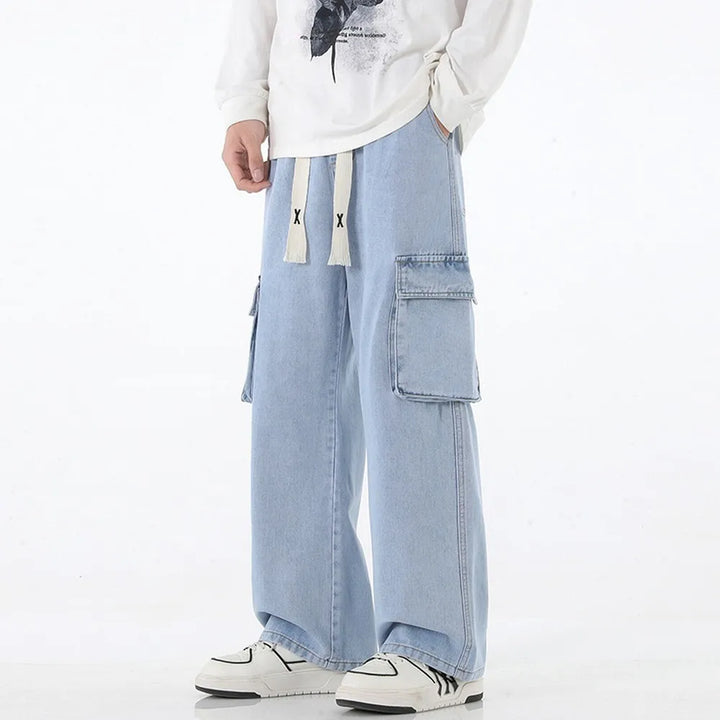 Kaydrax Loose Cargo Jeans