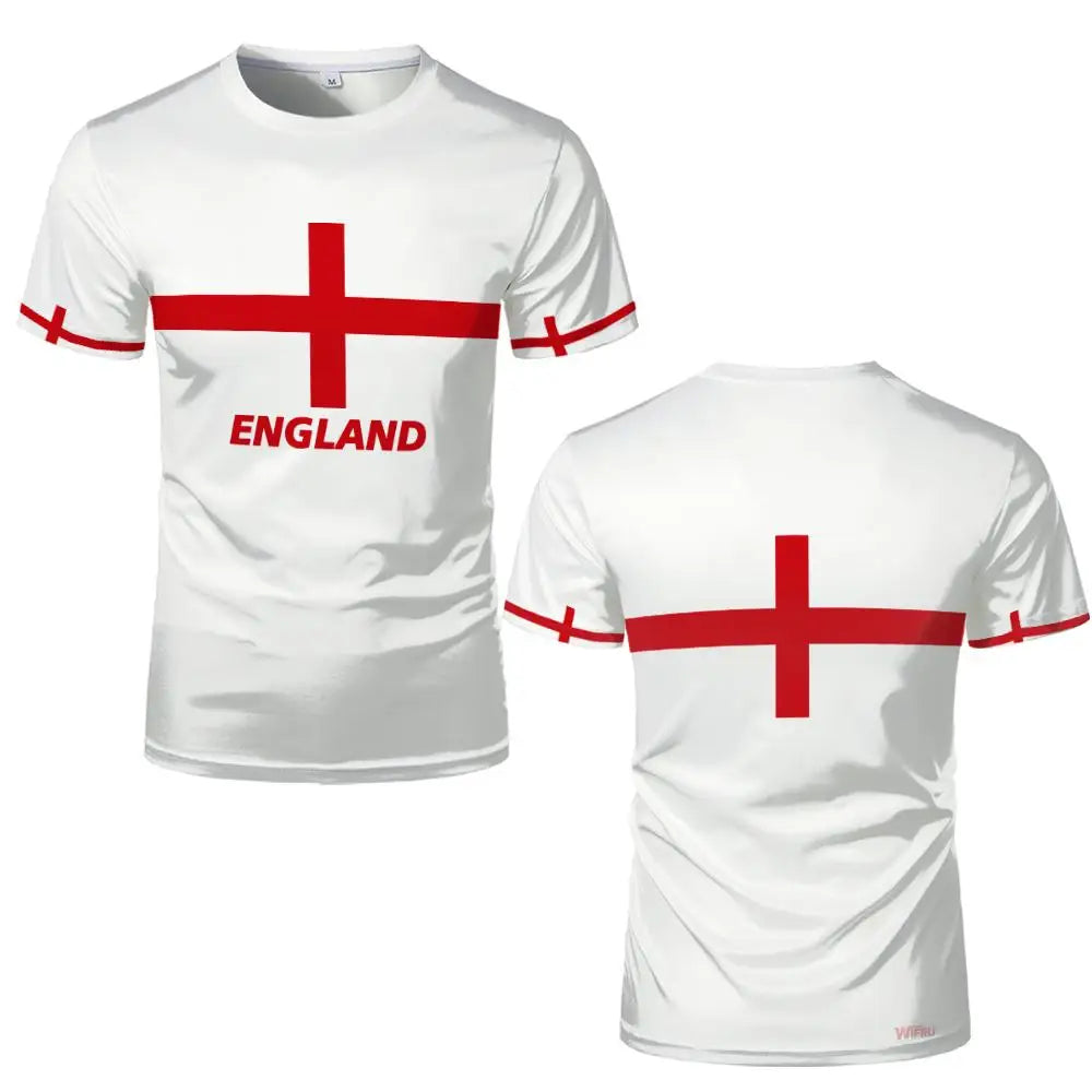 England Flag Graphic Sports Fan Jersey